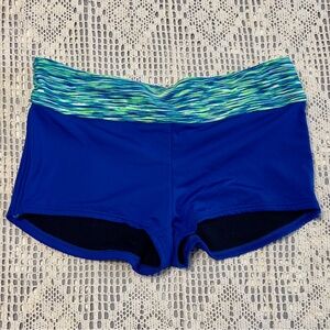 TYR Women’s Active Mini Boyshort Royal Blue, Swimsuit Bottom Size M